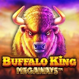 Buffalo King Megaways logo by Pragmatic Play at Buusti Casino