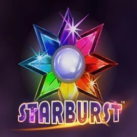 Starburst logo by NetEnt Buusti Casino